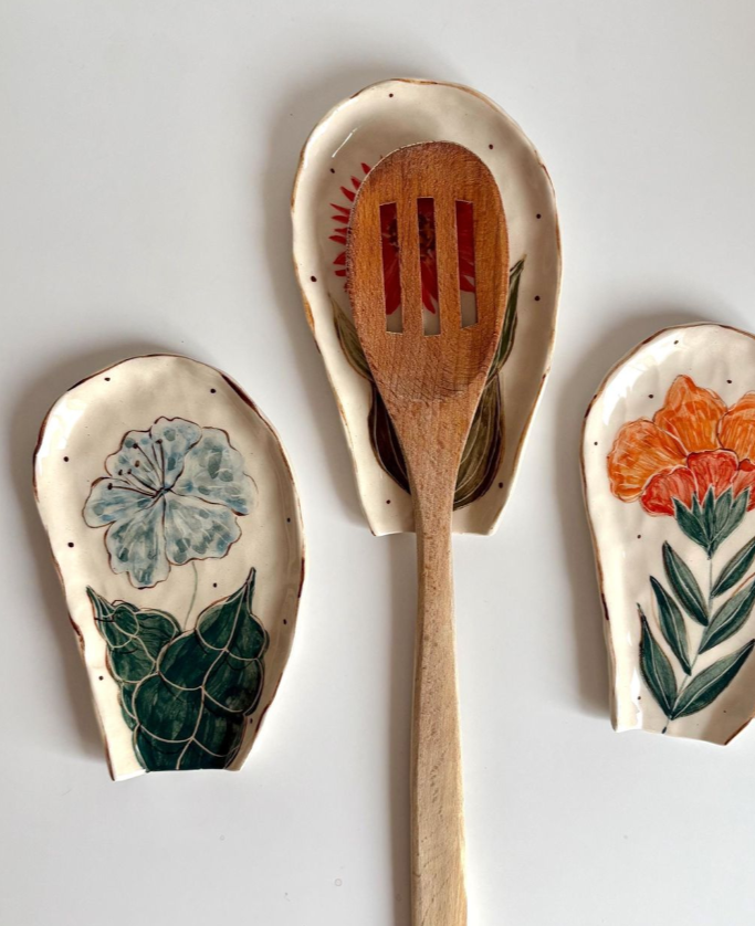 Floral Spoon Rest