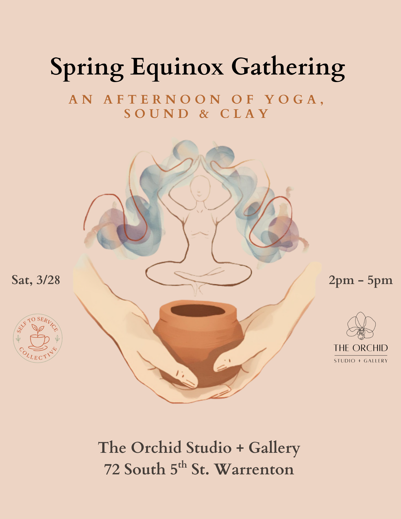 Spring Equinox Gathering: An Afternoon of Yoga, Sound & Clay - 3/28