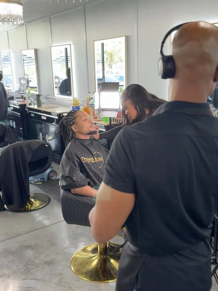 We had a great time with festivities surrounding our photo and video shoot in preparation for @thehoustonbarberexpo #houstonbarbers #hairsalons