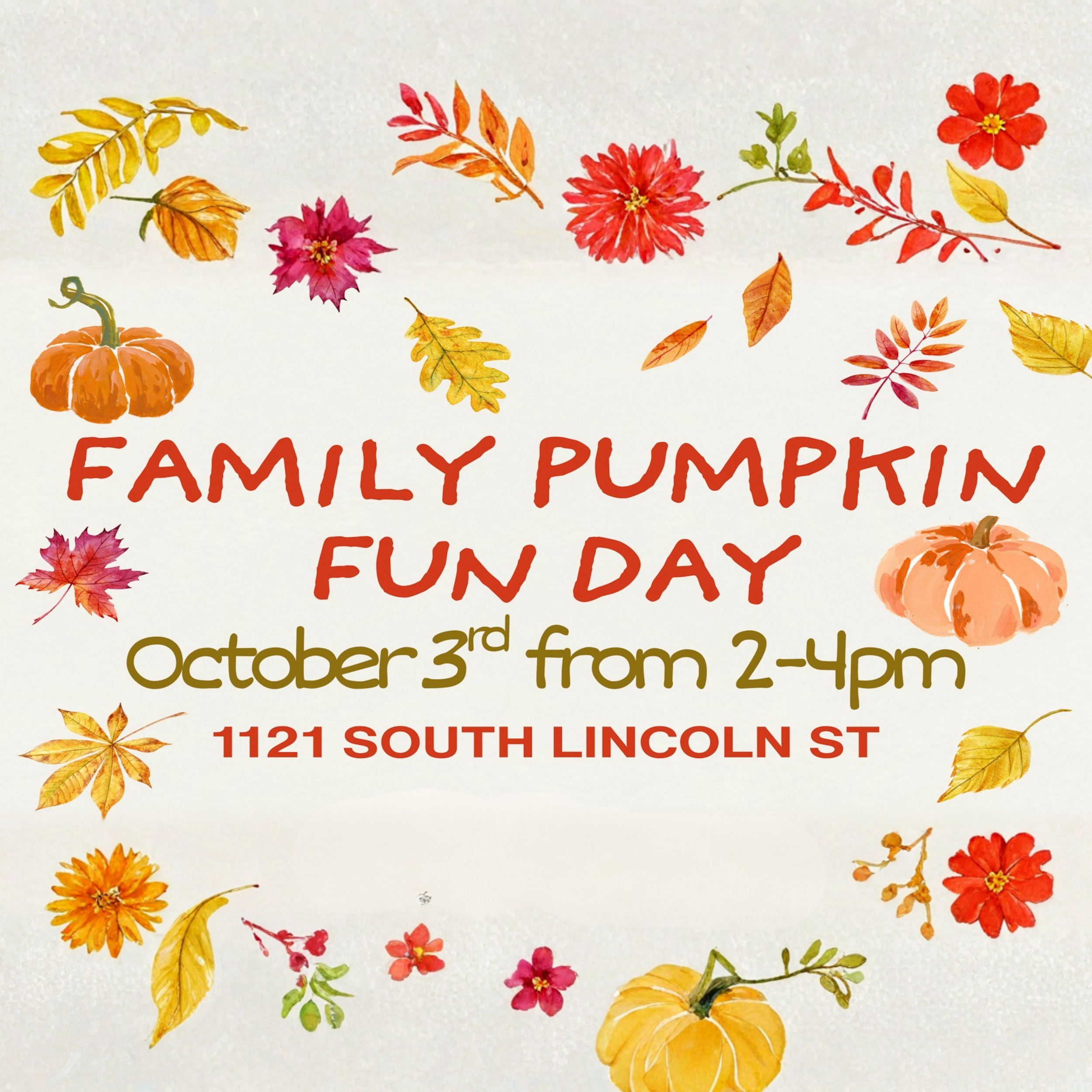 Family Pumpkin Fun Day