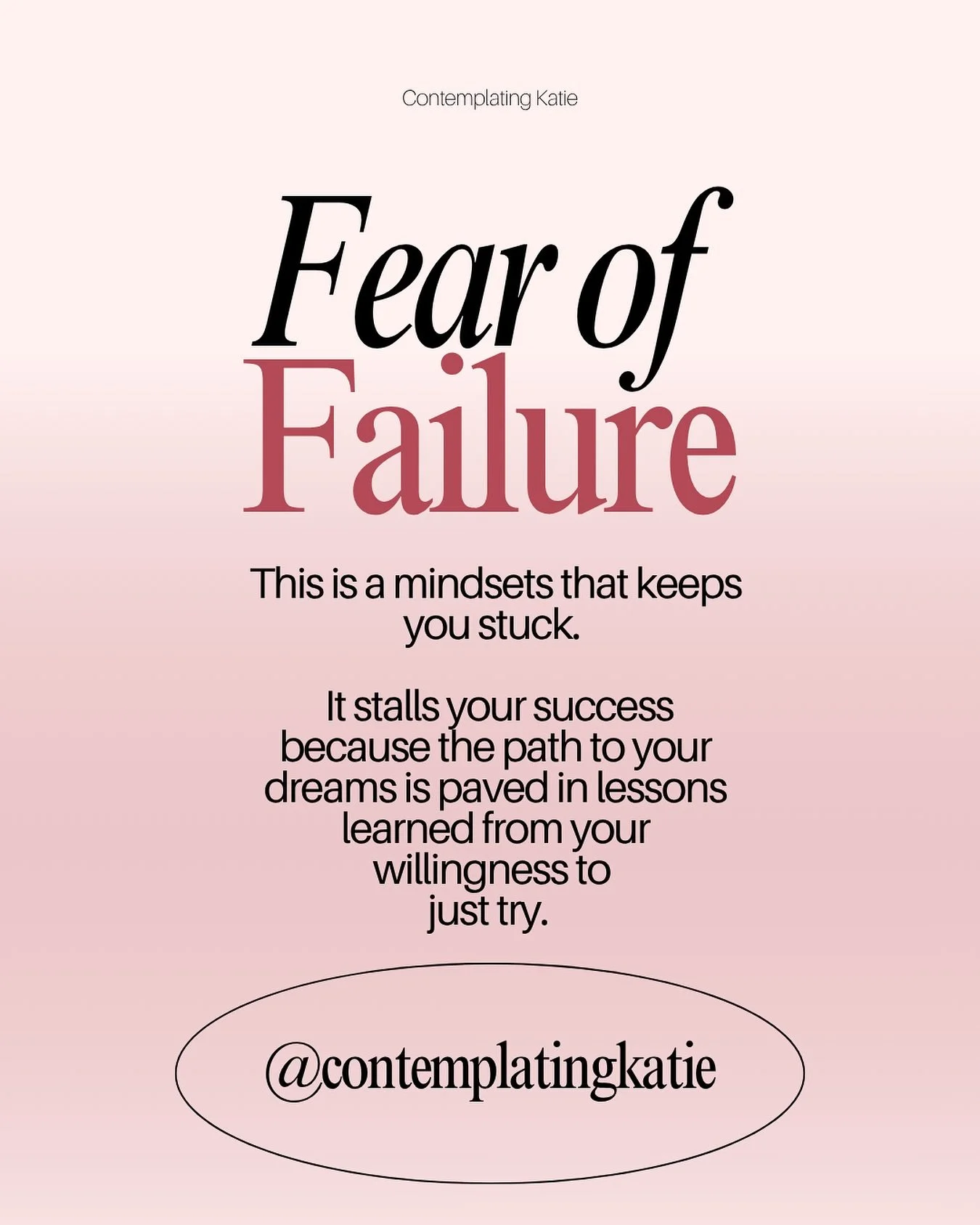 If failure scares you, remember this:

1️⃣ What feels like rejection today might be guiding you toward something better.
2️⃣ The familiar is safe, but it can also be small.
3️⃣ Courage grows when we keep walking anyway.

💬 Share this with someone wh