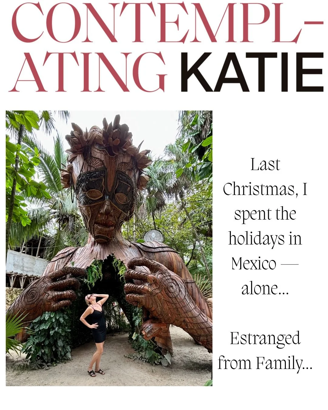 Last Christmas, I went to Mexico because I needed distance from my family to heal.
This year, I&rsquo;m spending Christmas Day with them &mdash; not because everything changed, but because I did.

I still went to Mexico this year.
But this time, it w