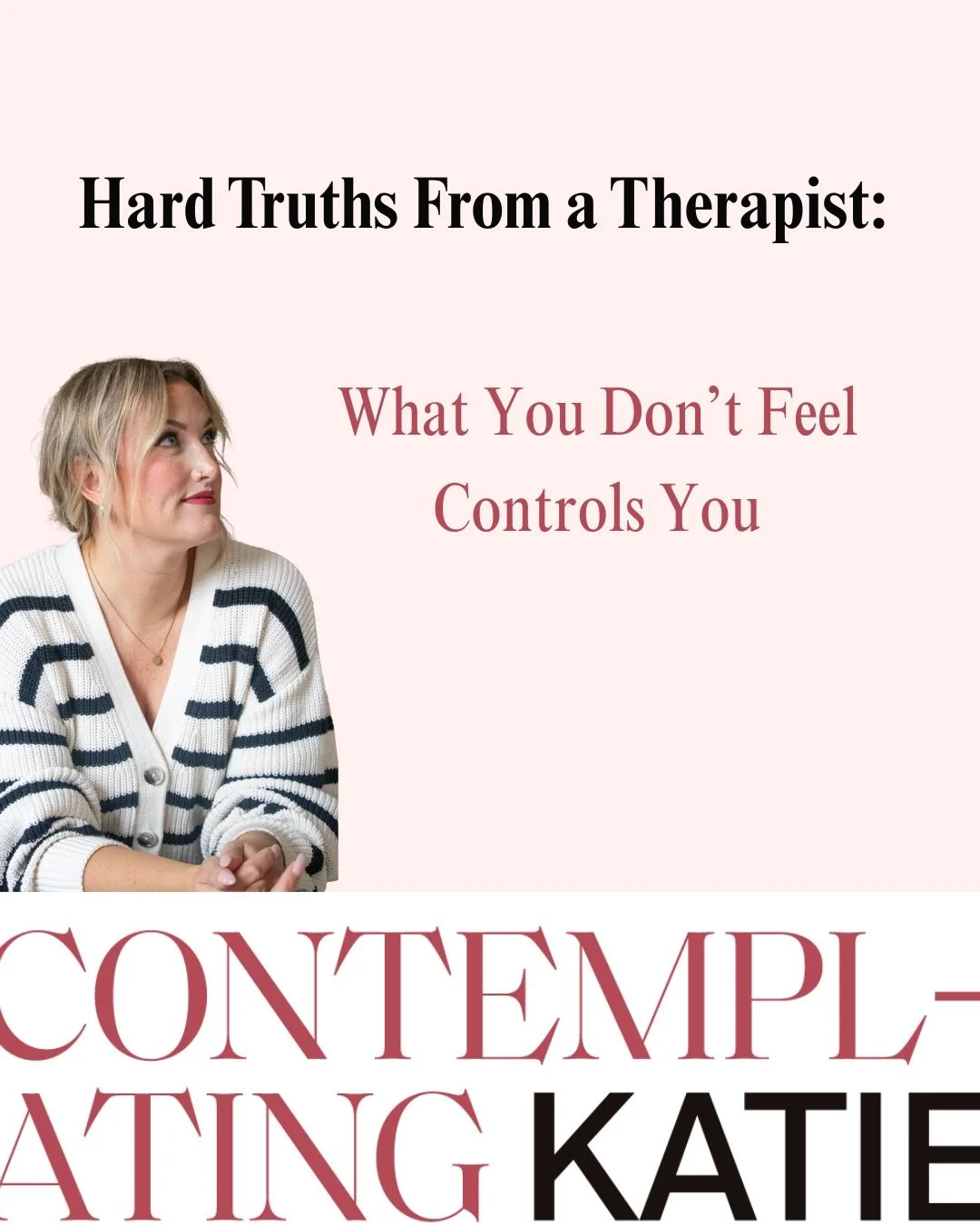 I don&rsquo;t sugar coat : You avoid your feelings because they&rsquo;re uncomfortable and then blame others. 

➡️So you keep dating the same type of person, making the same mistakes, ignoring red flags.
➡️You sabotage opportunities you actually want