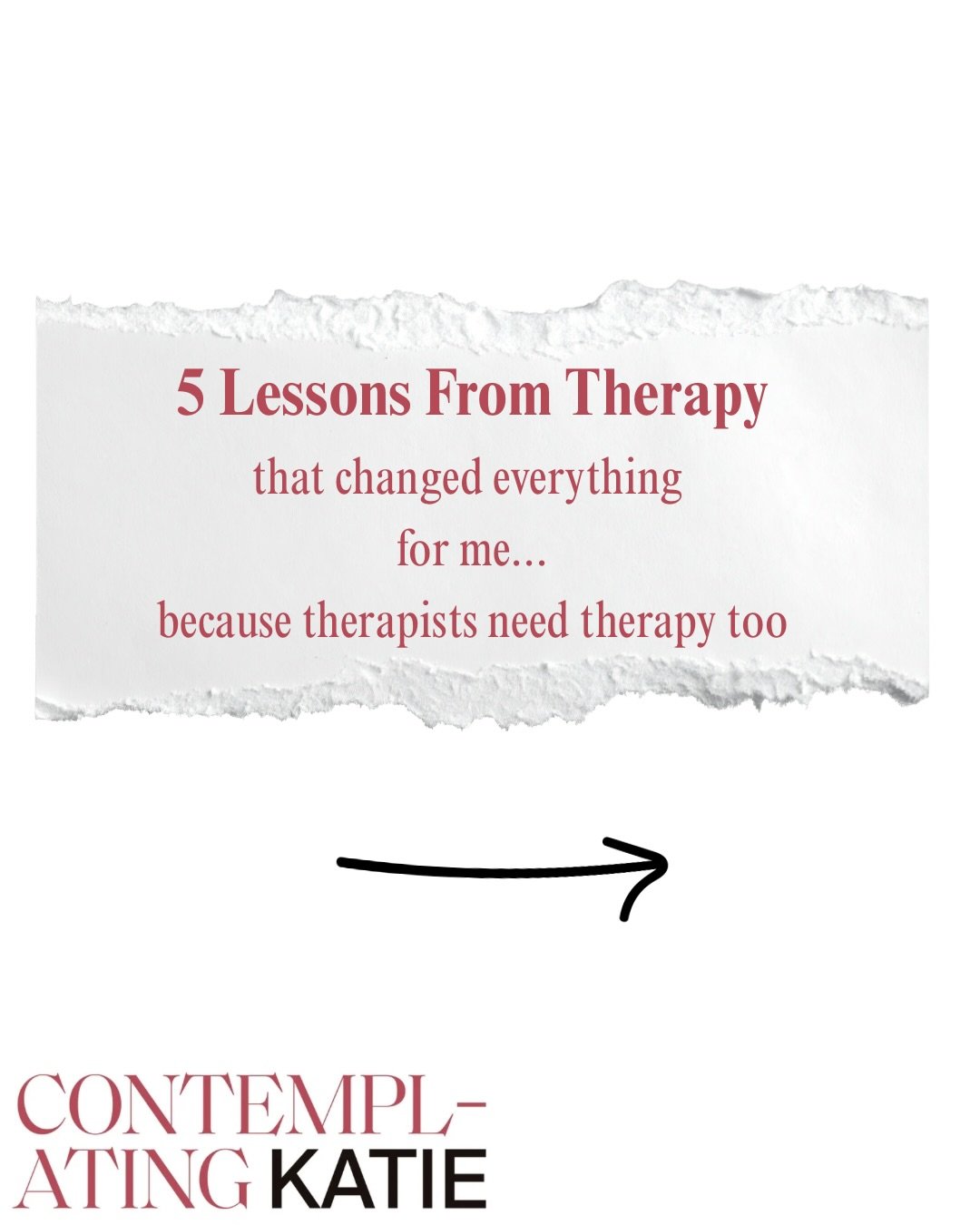❓Ever wonder if therapists really need therapy too? 
Spoiler: we do&mdash;and here&rsquo;s what it taught me about love, anger, and self-worth.

Healing isn&rsquo;t about &ldquo;fixing&rdquo; yourself&mdash;it&rsquo;s about leaning into the pain, fee
