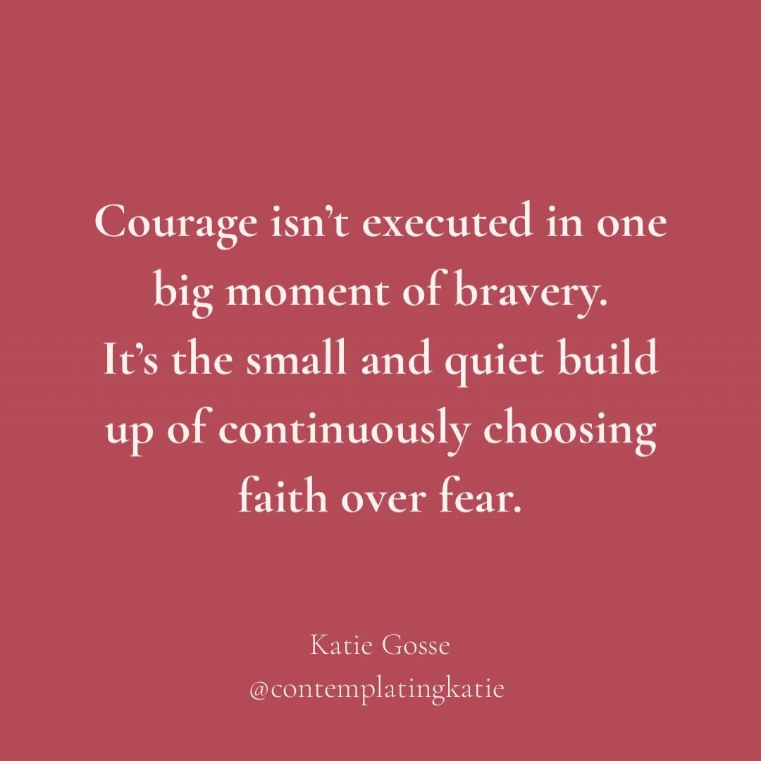 Most of the life we&rsquo;re proud of is built quietly.

It happens in the small moments when fear shows up&hellip; and we choose courage anyway.

The brave conversation. 
The uncomfortable decision. 
The leap that no one else fully understands.

At 