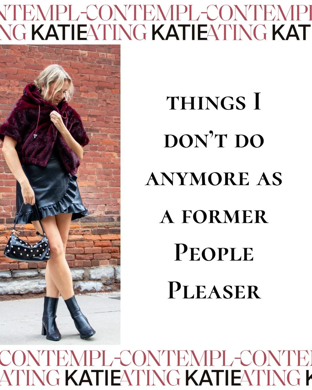 honestly?I sometimes still do these things 🤷&zwj;♀️ This list isn't me saying I've arrived. It's me sharing the disposition I've slowly grown into &mdash; the one I return to when I'm at my best and most connected to myself.

Because here's the trut