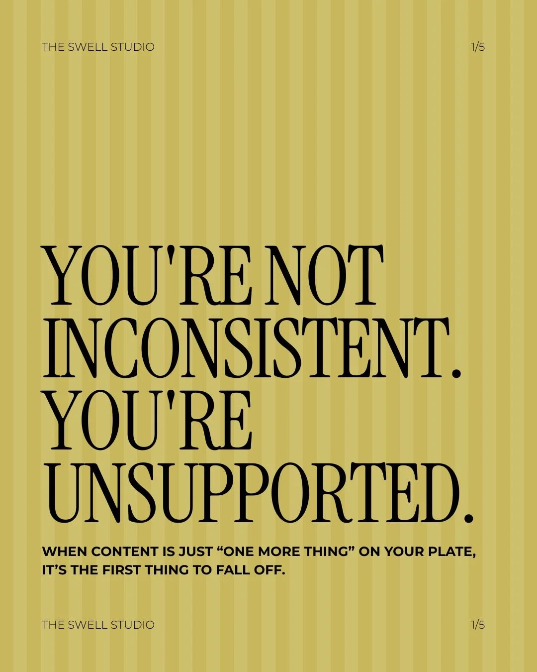 If your content&rsquo;s been off lately, it&rsquo;s not a discipline issue.
It&rsquo;s a capacity issue.

Hospitality moves fast &ndash; content doesn&rsquo;t.
So when everything&rsquo;s urgent, the online presence always falls last.
But that doesn&r