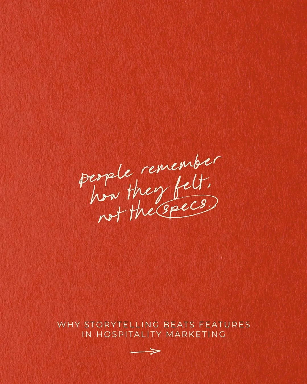 Your guests aren&rsquo;t posting about your square footage. They&rsquo;re posting the sunrise from the balcony, the wine on the terrace, the laughter at dinner.

Because people remember how they felt, not the specs.
Most hospitality brands focus on f