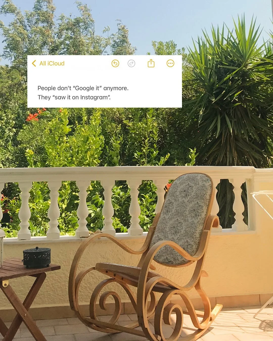 Everyone&rsquo;s out here worrying about SEO&hellip;
meanwhile your customers are literally searching Instagram like it&rsquo;s Google.

Social media is the new search engine.

They&rsquo;re finding their next meal, stay, or experience by scrolling, 