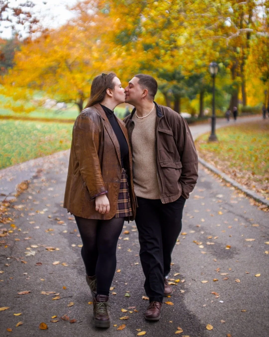 More of Nell and Laz because there are just too many adorable shots, I can&rsquo;t keep them all to myself 

Fall was peaking and Central Park was putting on the prettiest display that afternoon. Getting to photograph these two in the park's beauty m
