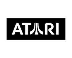 ATARI logo on a black background.