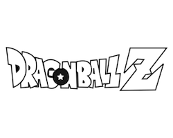 Logo of Dragon Ball Z with stylized text and a star inside the letter D.