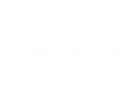 Discovery channel logo on a black background.