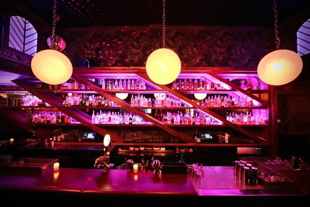 Too Soon is a super cool cocktail bar, with great drinks, bites, atmosphere, and service! Bonus points for fun glassware for certain cocktails. 
