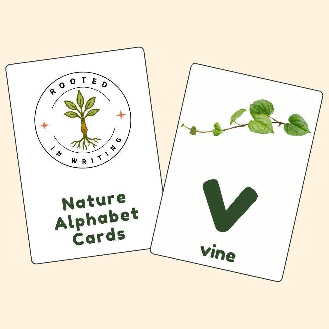 Nature Alphabet Cards - Free Download!