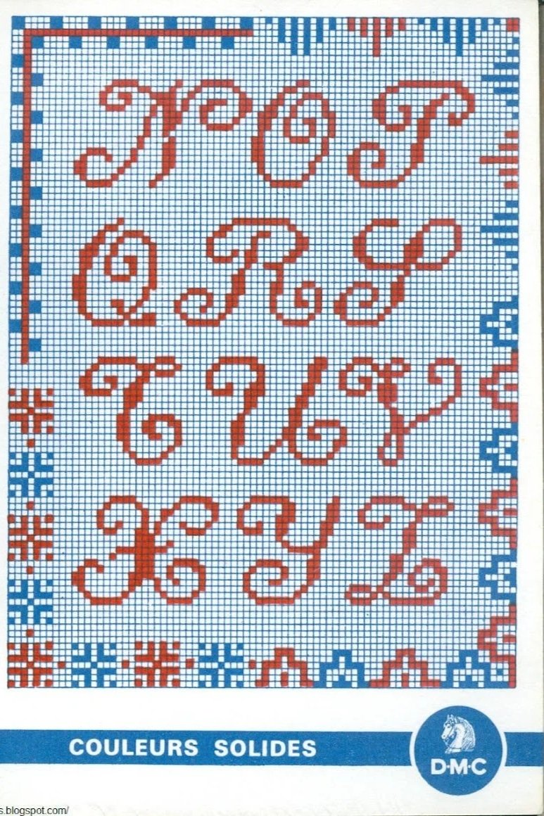 Alphabets et Motifs au Point de Croix N° 4 4.jpg