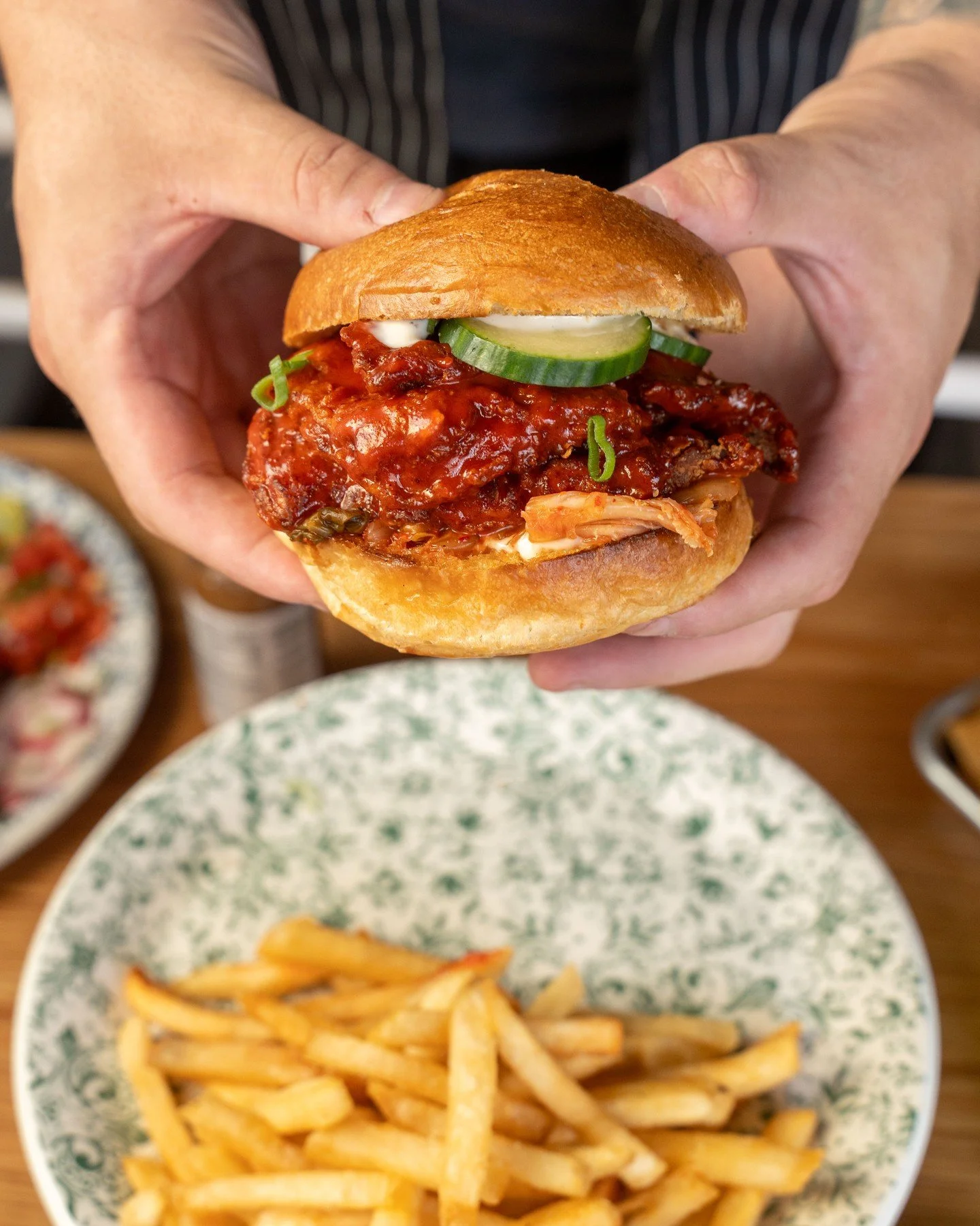 Chicken Lovers, meet our Korean Chicken Sammy 🔥

Ditch- California Style Beach Food
🌮 Bay Shore - 25 Bayview Ave
🍹 Port Jefferson - 140 Main Street