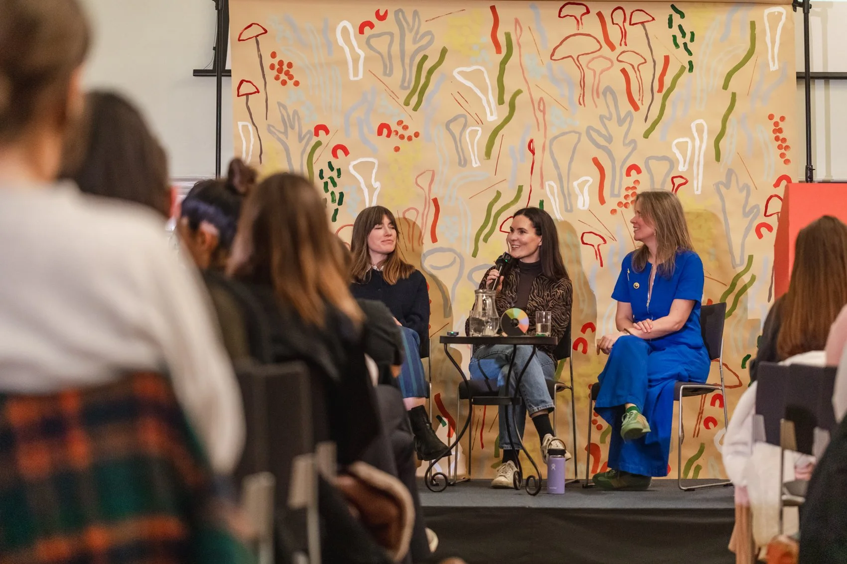 Emmi and panel at the launch of Teh Creative Wellbeing Handbook. Image credit: Bobby Photos