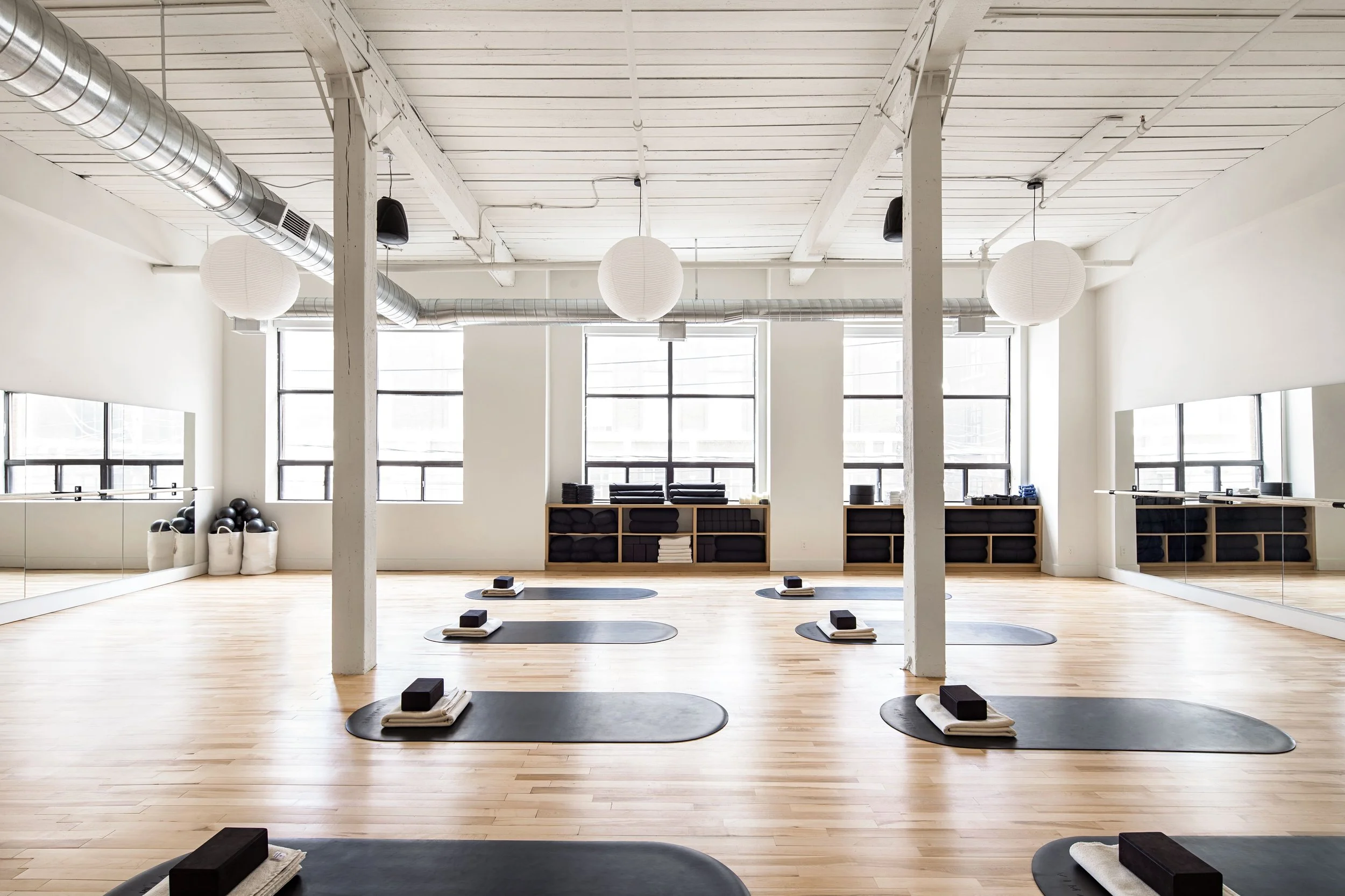 VIMAZEN yoga and Pilates studio at VIMALIFE, a boutique fitness and wellness club in Leslieville, Toronto.