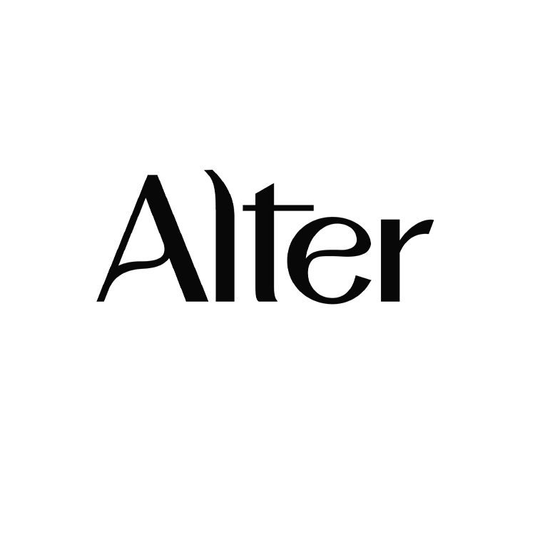 The image shows the word 'Alter' with a hammer icon, representing the concept of changing or modifying.