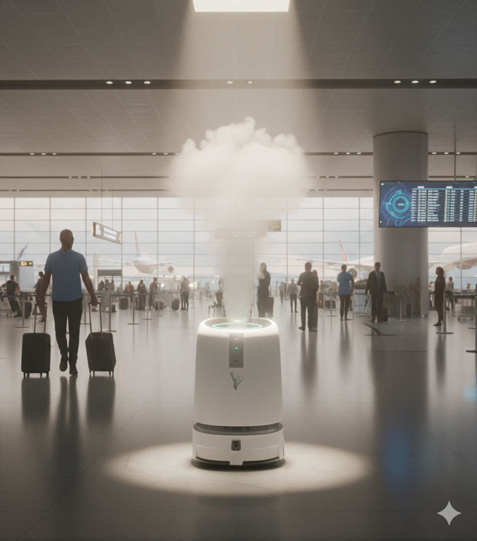 Ventum Robot in an Airport