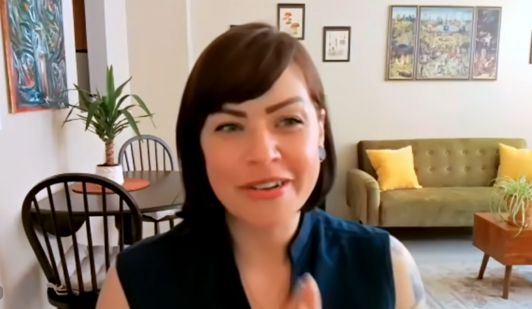 Betty Guadagno, angry atheist who ended up in heaven.