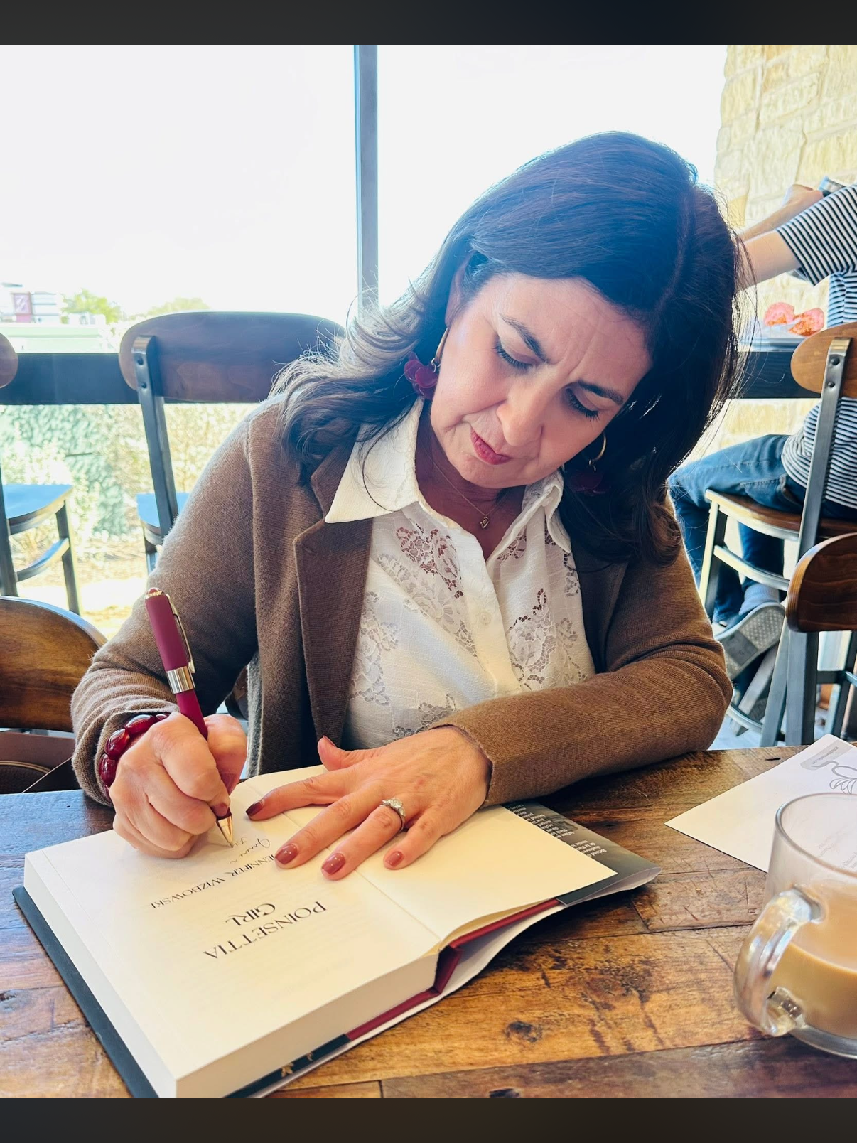 Jennifer Wizbowski Poinsettia Girl Author Signing Books