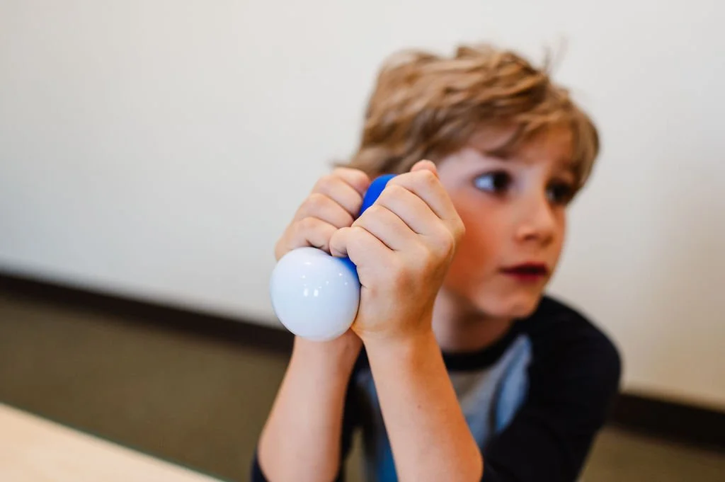 Emotional support for children during counselling session