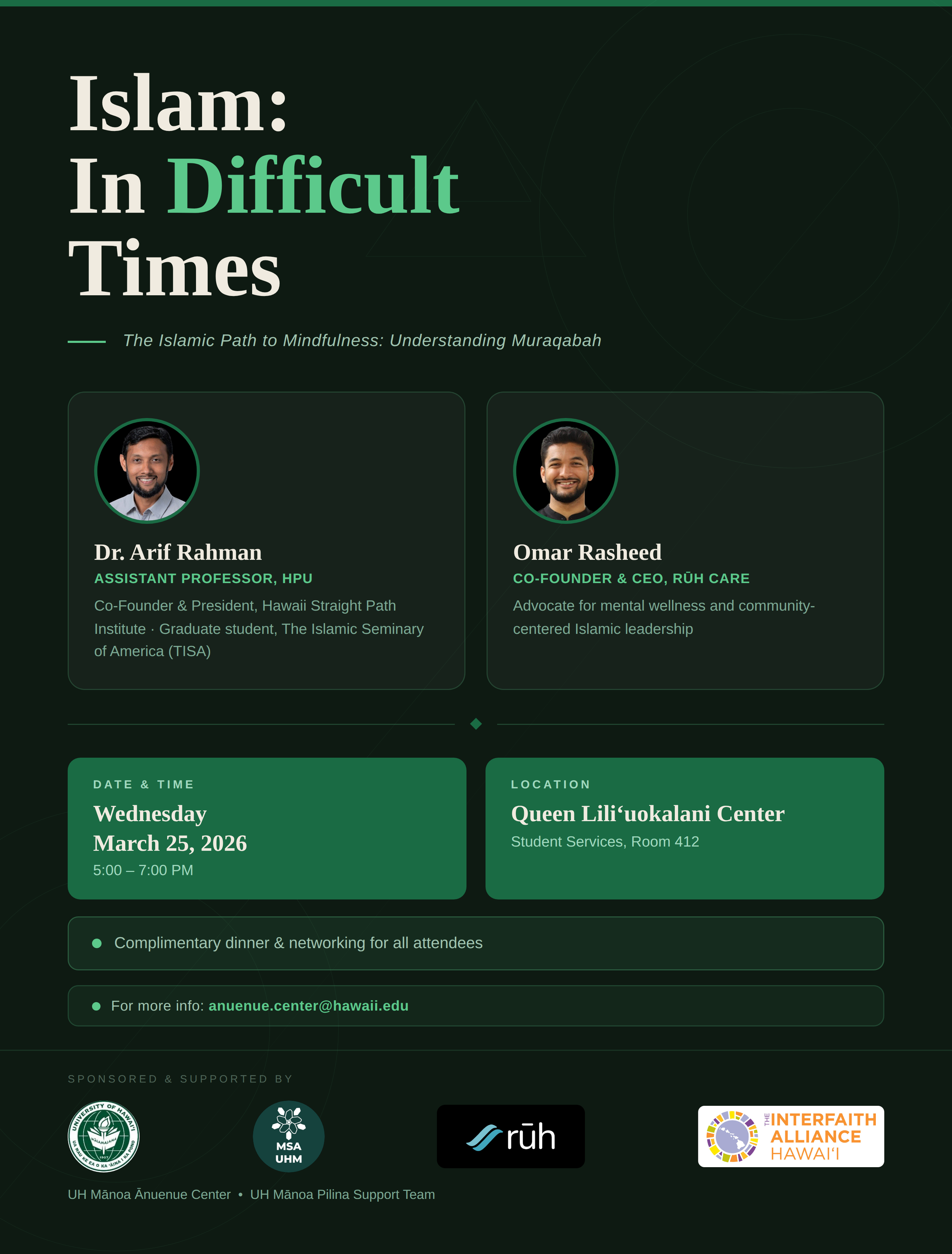 Islam in Difficult Times — The Islamic Path to Mindfulness: Understanding Muraqabah