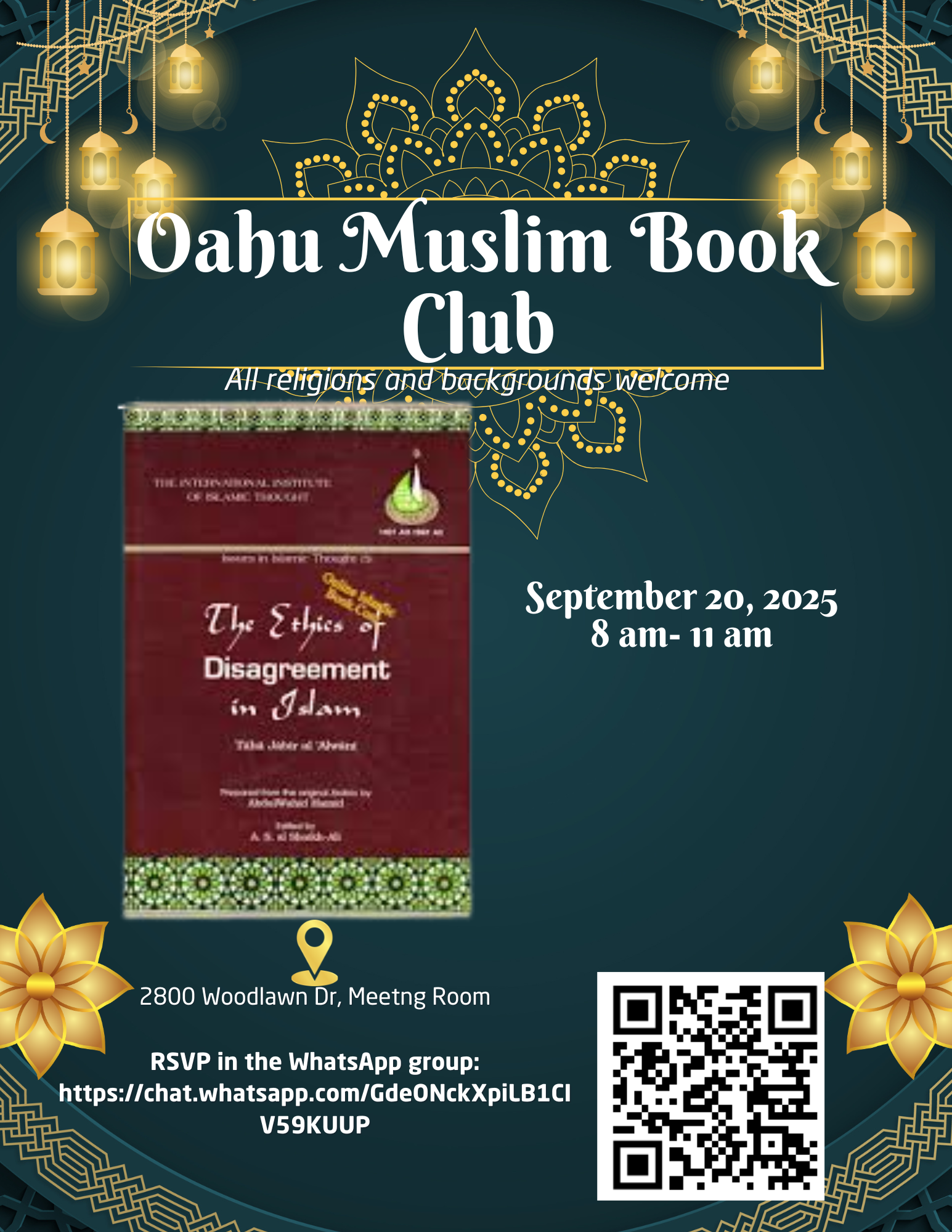Oahu Muslim Book Club September 2025