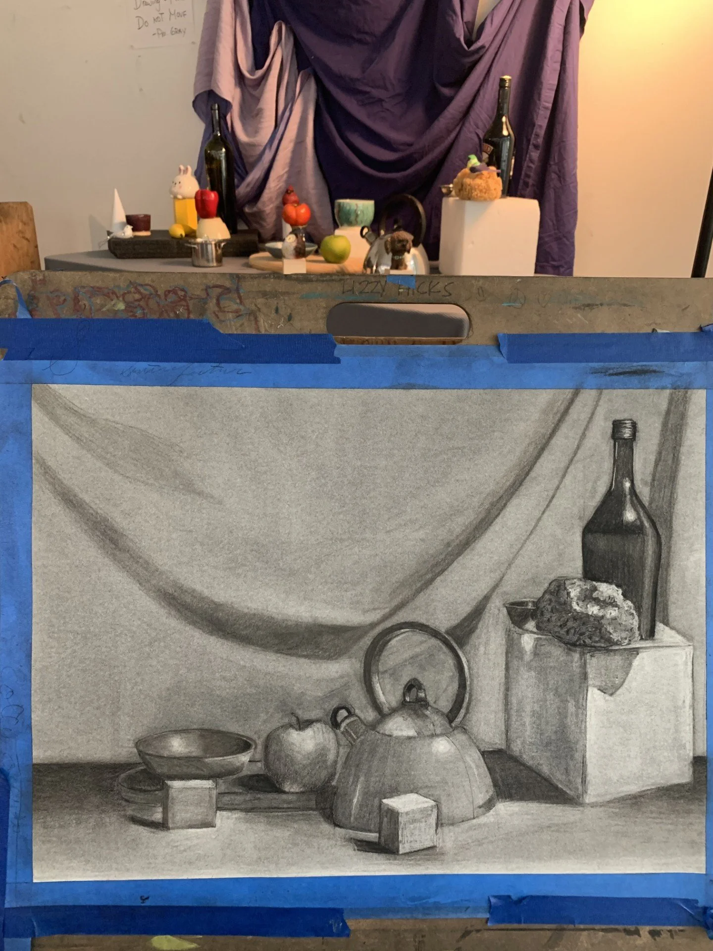 A charcoal drawing I did in my college art class.