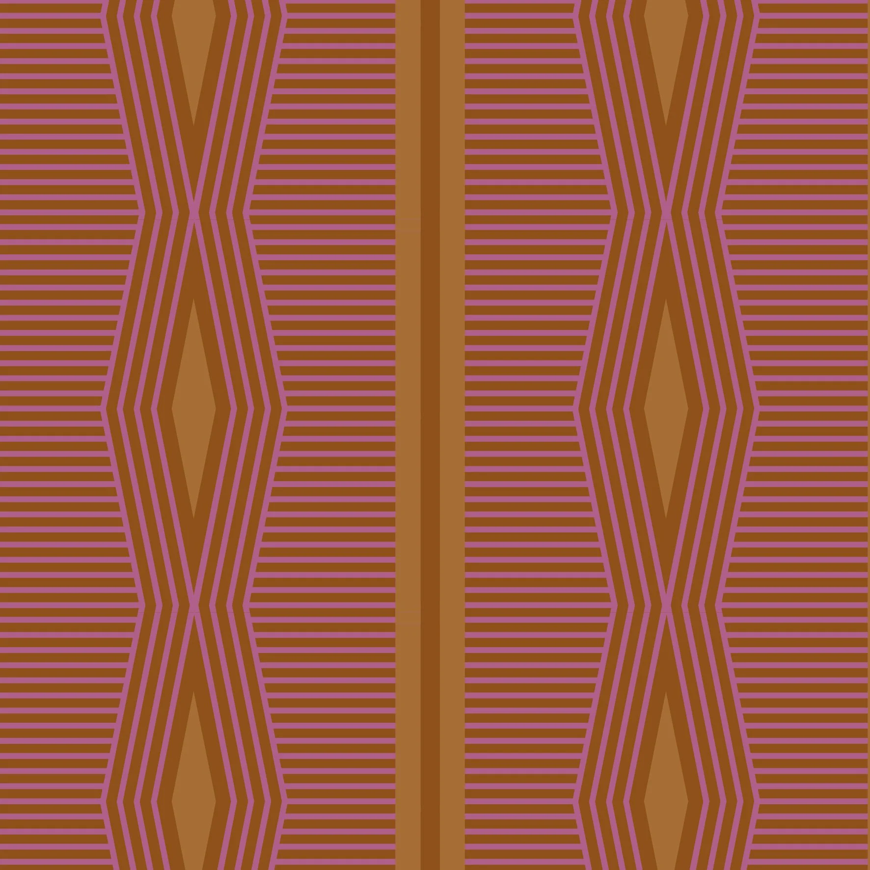 Diamond Stripe Pink Tan