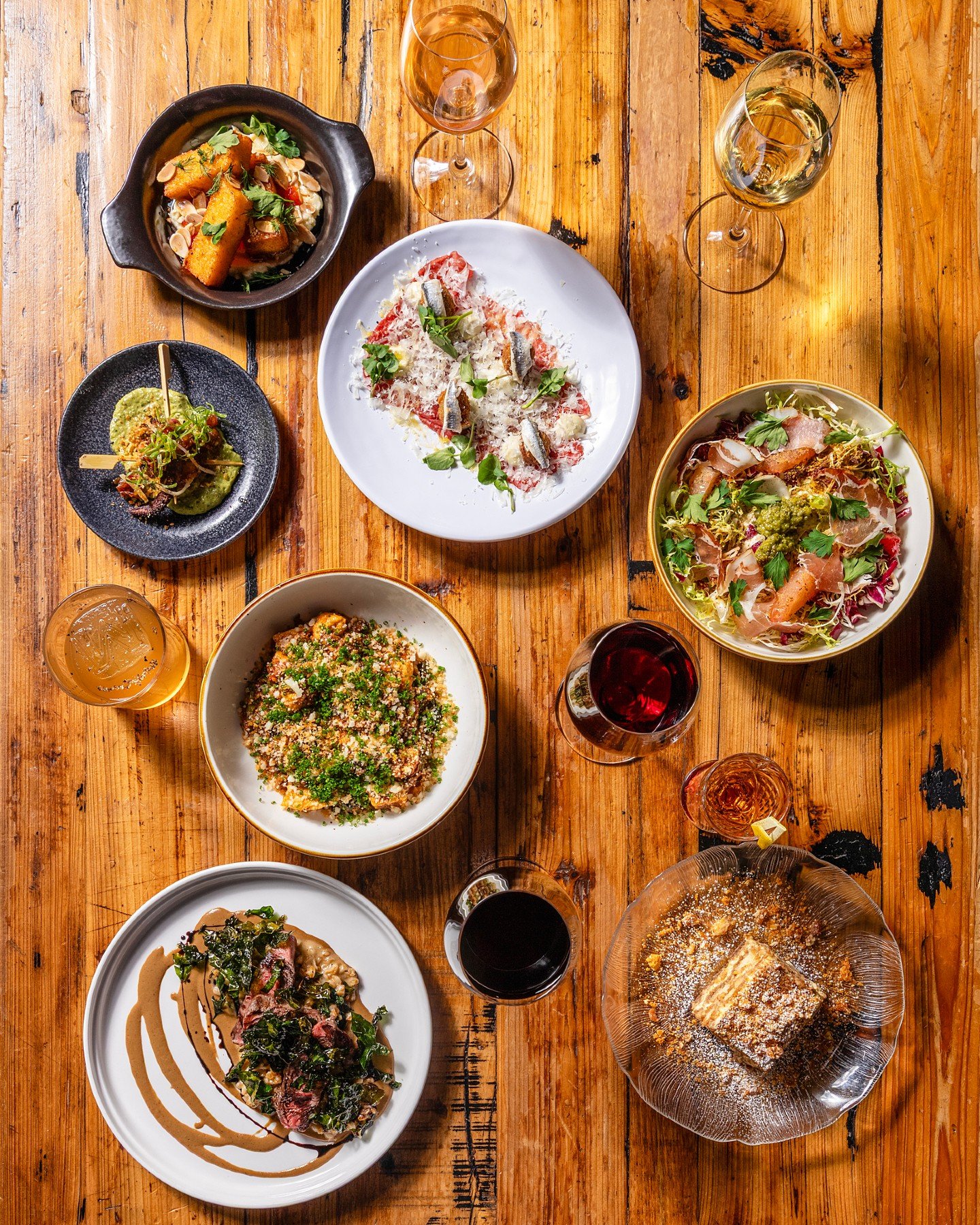 Eat, Drink, Amore 🍷❤️&zwj;🔥

Our five course Italian inspired tasting menu just dropped and she is everything. Chef Eddie and the crew went full romance on this one, and it's running for the next six weeks, so you've got plenty of time to get in he