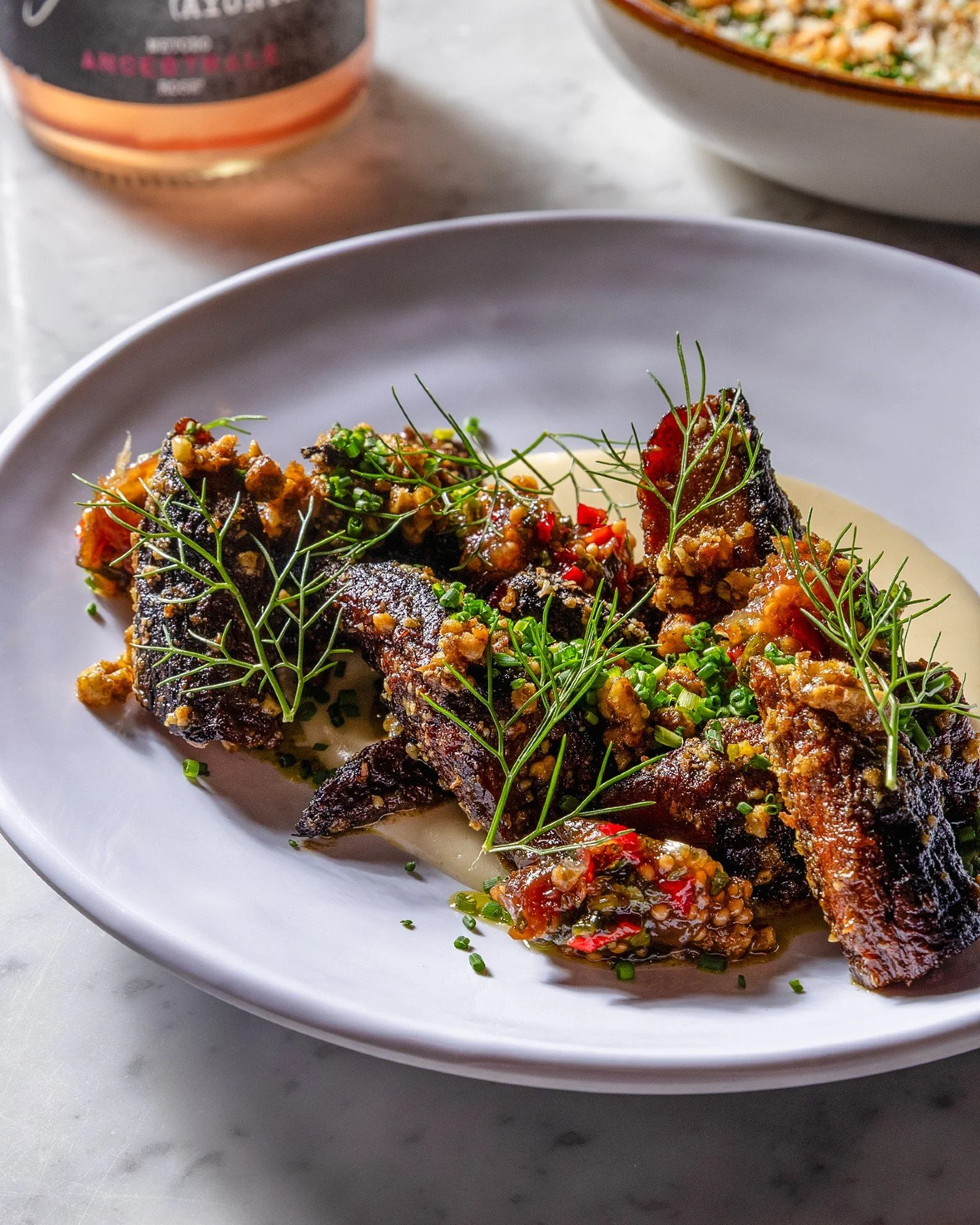 Yeah, we're on a vegetable kick lately&hellip; I mean, would you just look at these carrots?

Another newbie just hit the dinner menu in West Village >> Smoked Amish Carrots. Local Amish carrots, smoked until deeply caramelized, laid over warm 