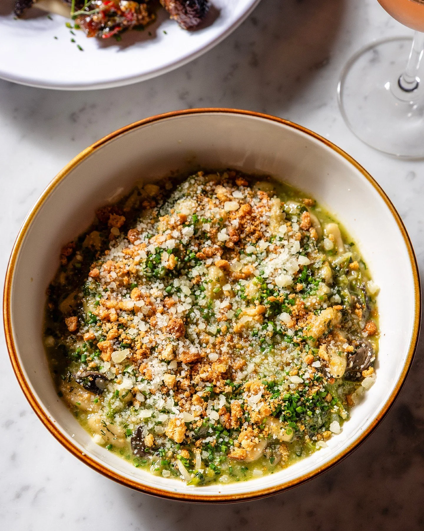 Newbie alert on the a la carte menu at Marrow West Village >> Spring Cavatelli, and she&rsquo;s a looker.

Burgundy snails, spring onion, snap peas, and spinach butter pooling in the bottom of the bowl doing exactly what spinach butter should b
