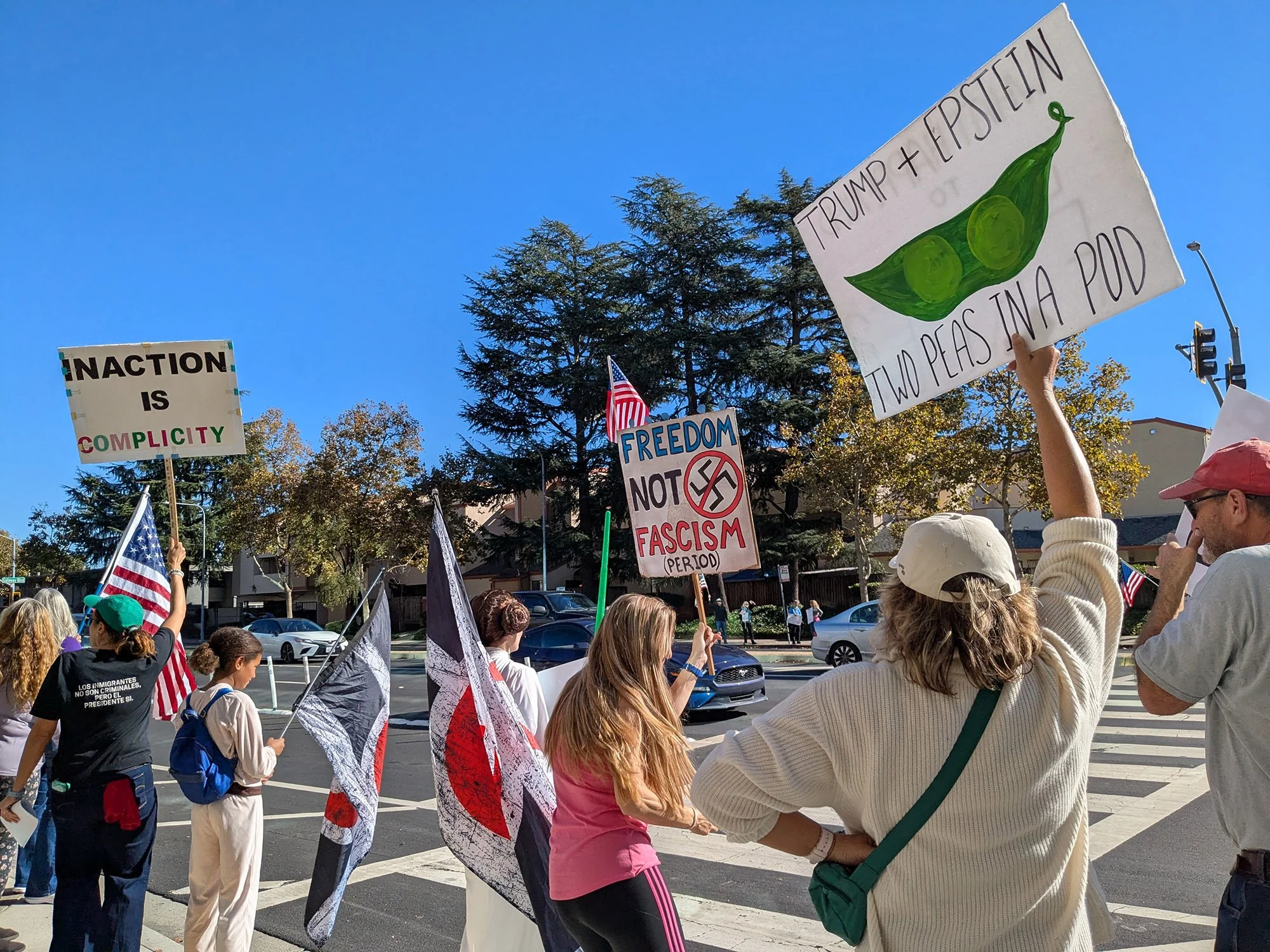 Saturday Protest at Federal Immigration Court, Concord, CA