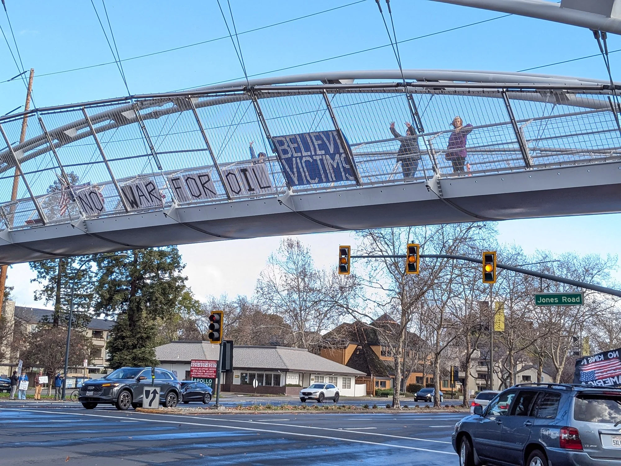 January 3, 2026 - Anti-war Protest in Walnut Creek