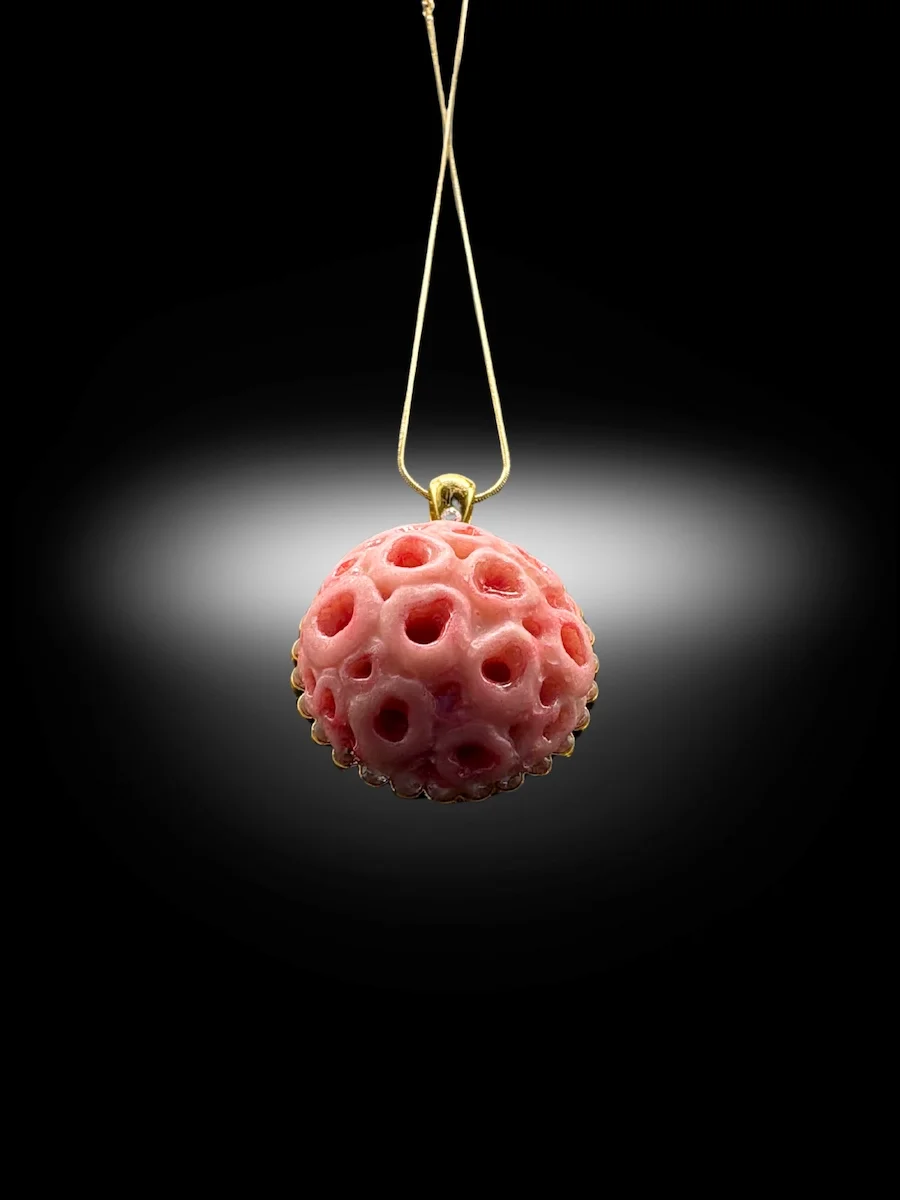 "TRYPOPHOBIC"  - Oddity gothic necklace