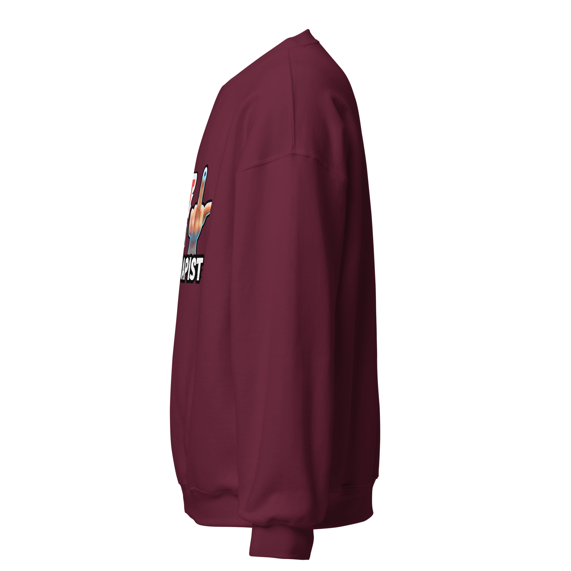 unisex-crew-neck-sweatshirt-maroon-left-68adb500d6080.png