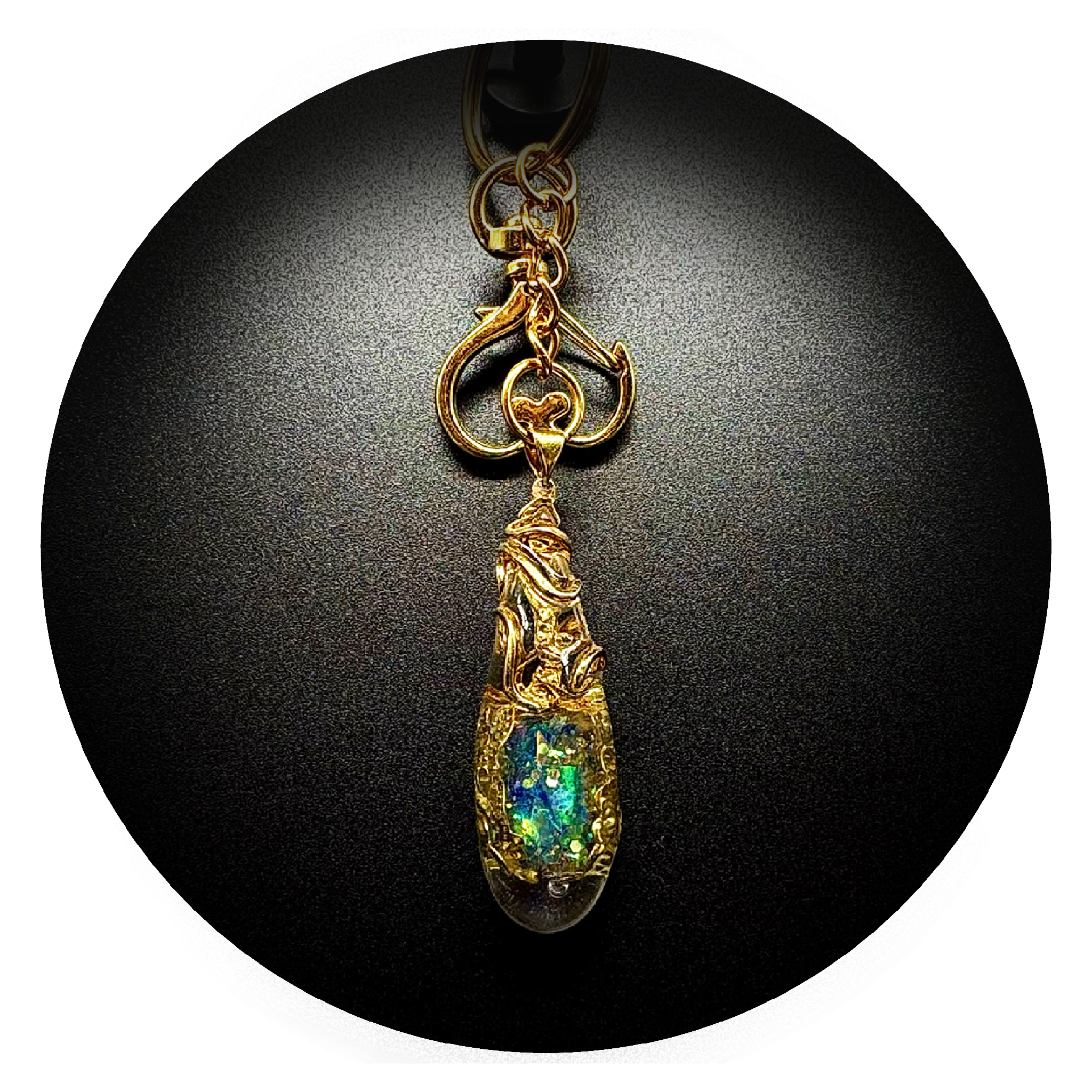 Nebula Stardrop (resin oddity keychain)