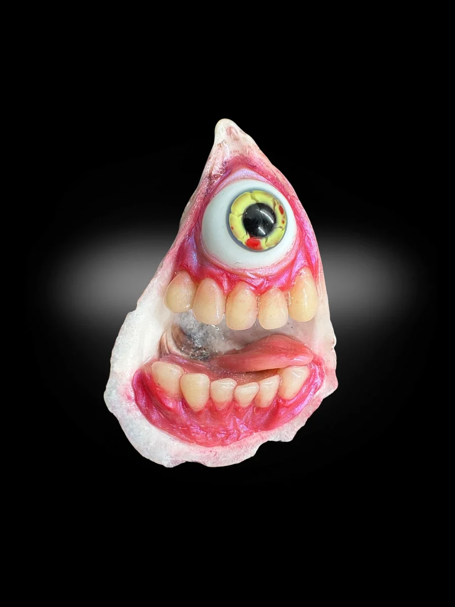 "SHELL SHOCKED" - Surreal Oyster Creature Sculpture