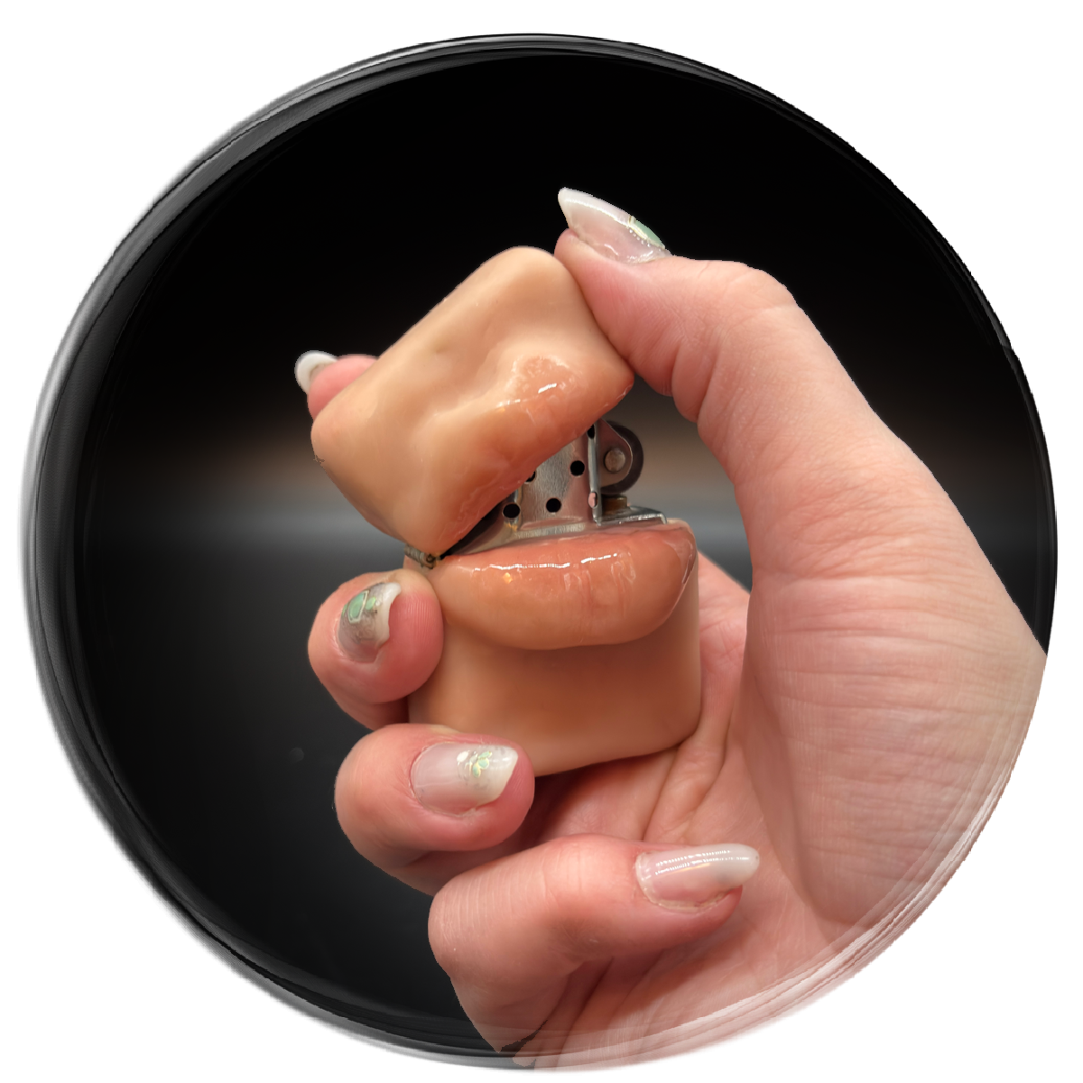 MOUTH TO FLAME - Hand Sculpted Lighter