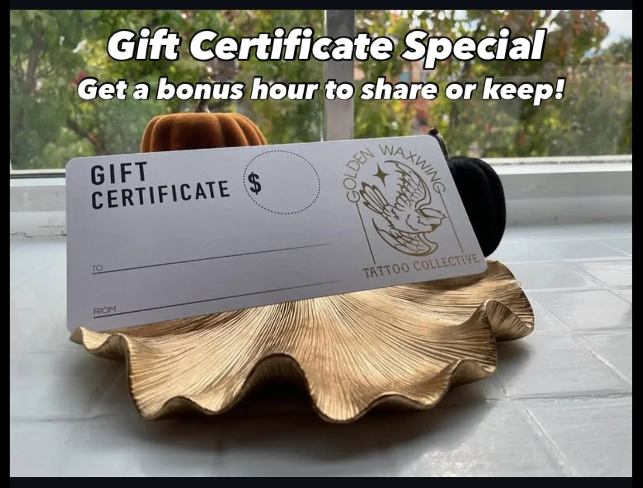 ✨ They&rsquo;re here! ✨

Gift cards are now available, just in time for my September special 💛 I rarely do specials&hellip; so read below so you don&rsquo;t miss out👇

When you purchase a gift certificate of $100 or more, you&rsquo;ll receive a bon