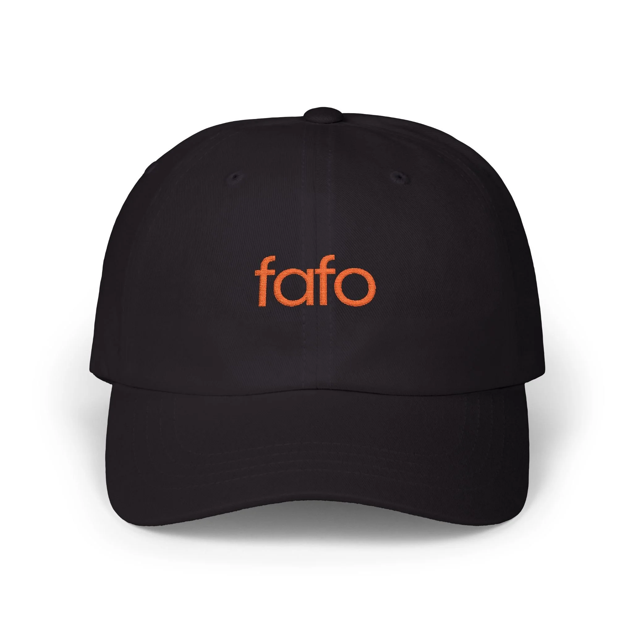 Classic Dad Cap with "fafo" Embroidery, Casual Hat for Fathers, Stylish Gift for Dads, Summer Accessories, Adjustable Cap, Everyday Wear