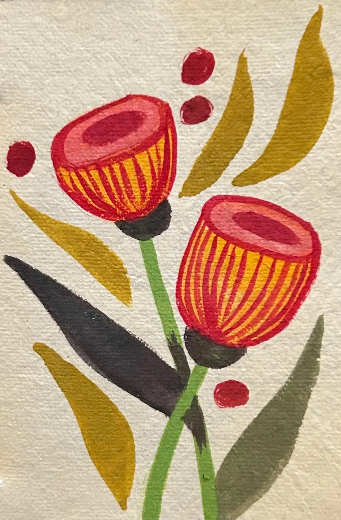 Cup Flowers Sketchbook 15