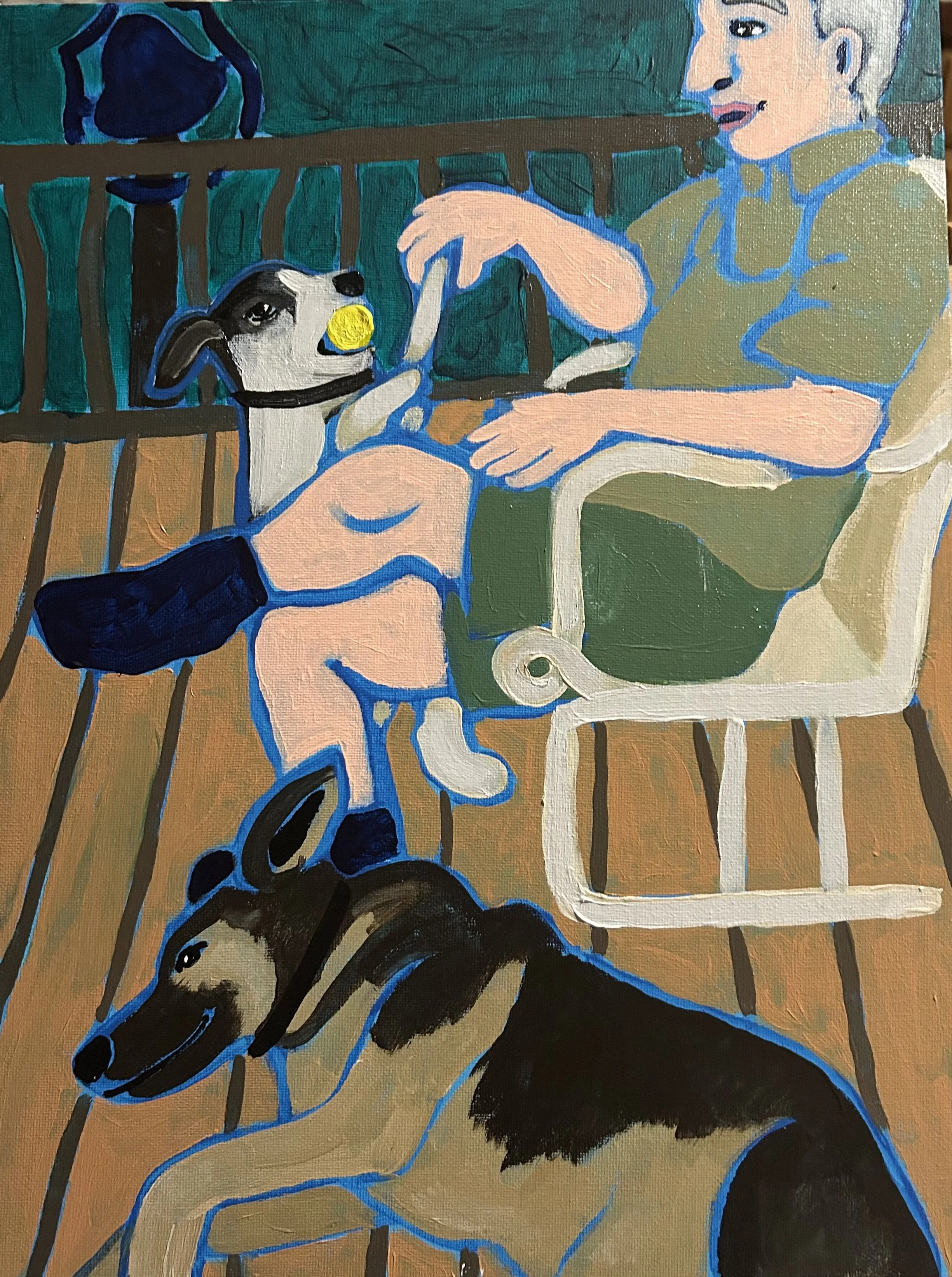 Porch Time With Dogs 2026