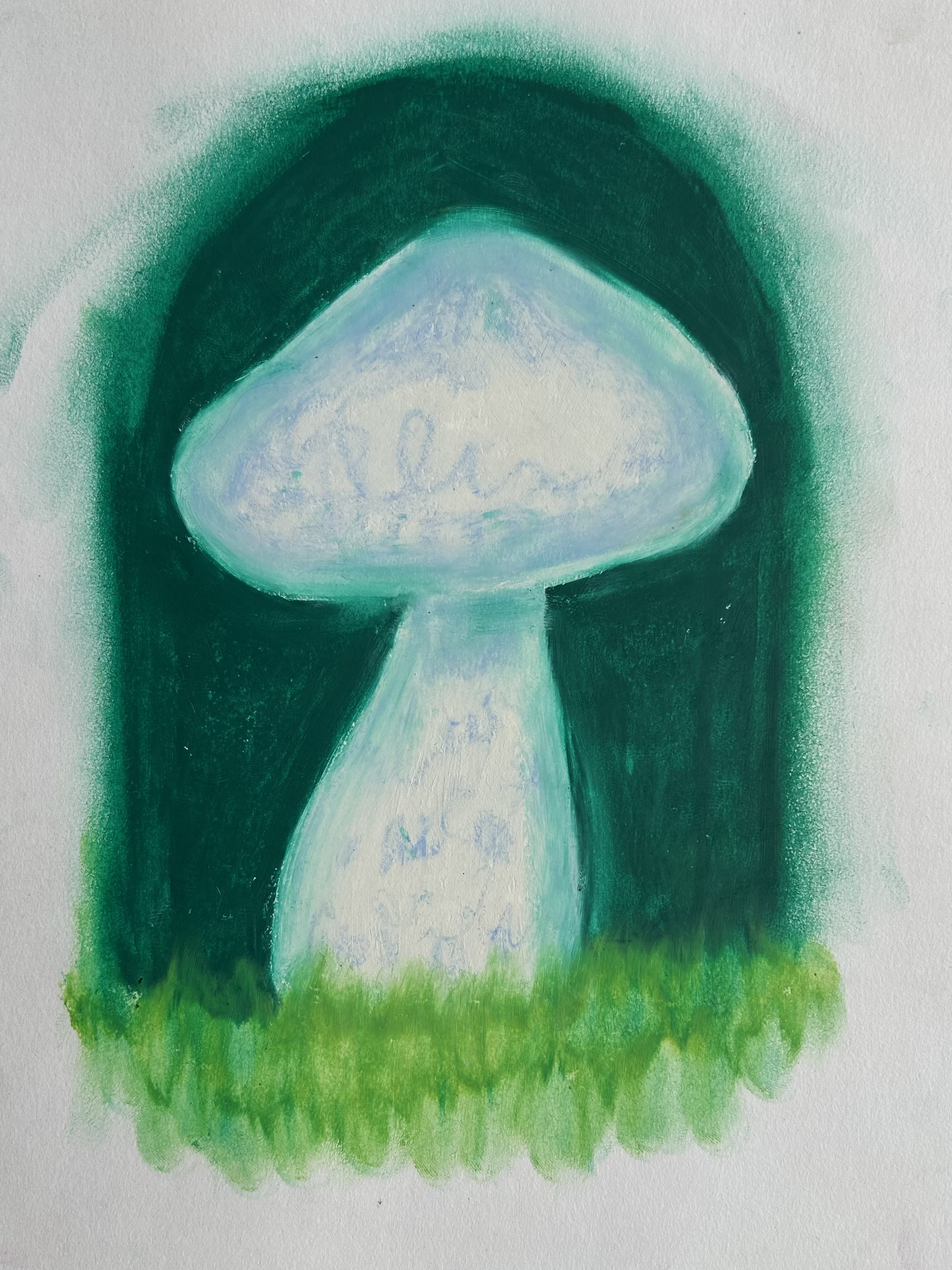 Glow Mushroom Sketchbook 19