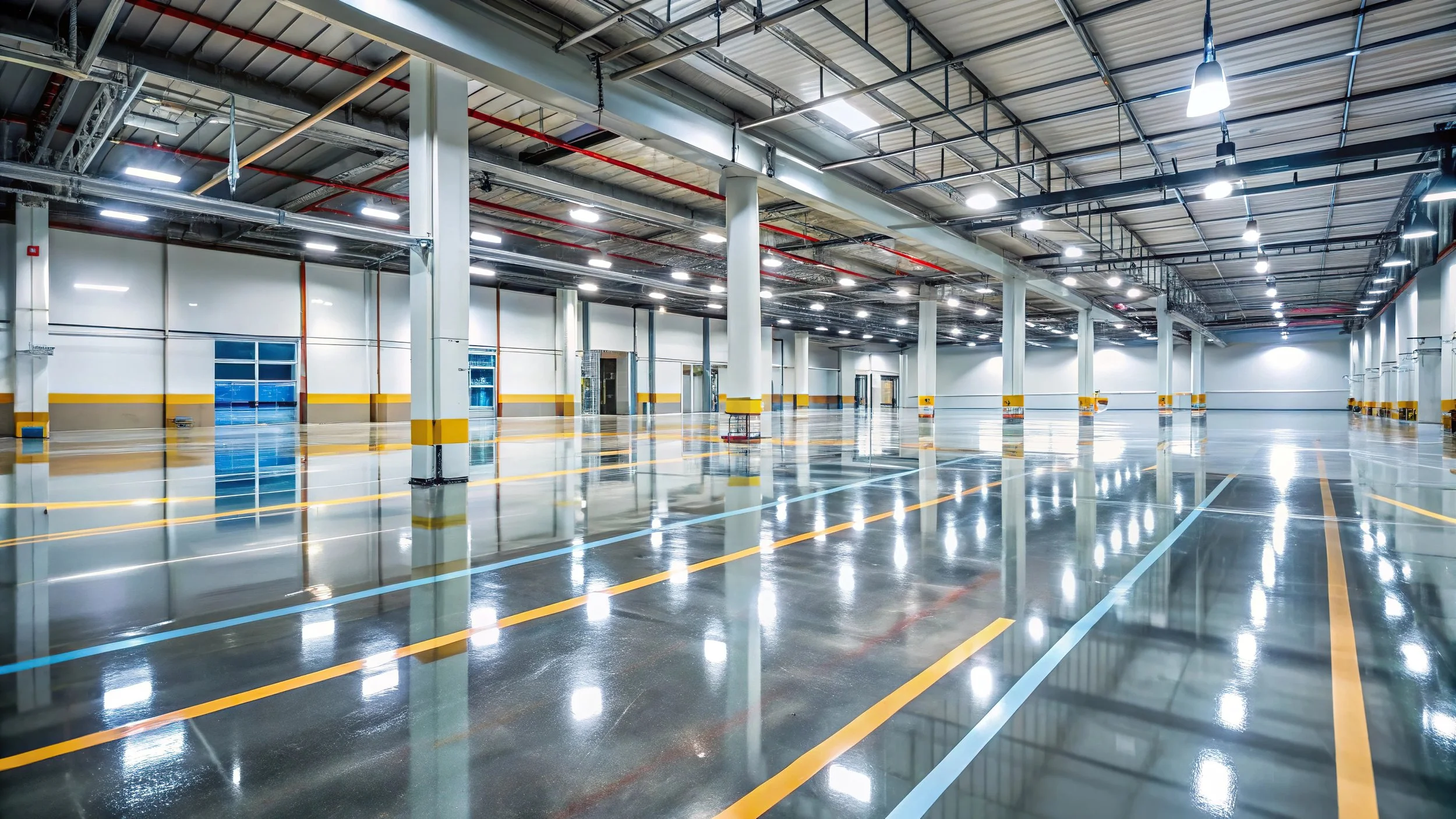 Commercial space with COAT flooring
