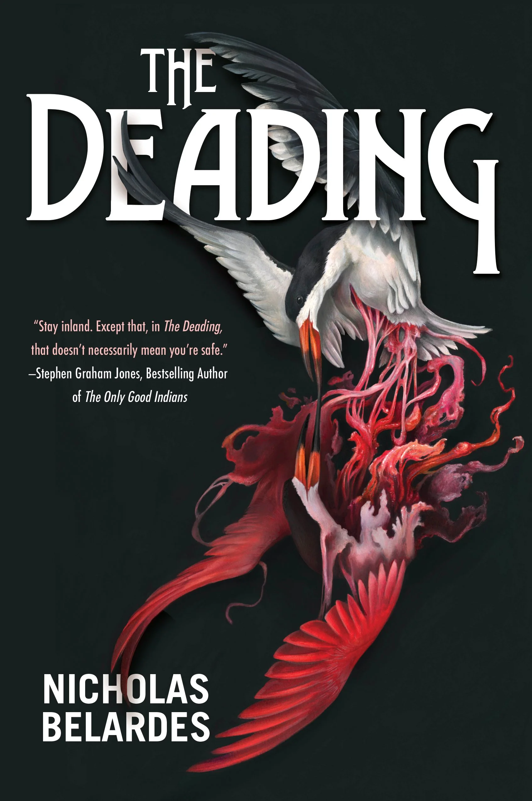 The Deading by Nicholas Belardes, cover illustration by Christina Mrozik