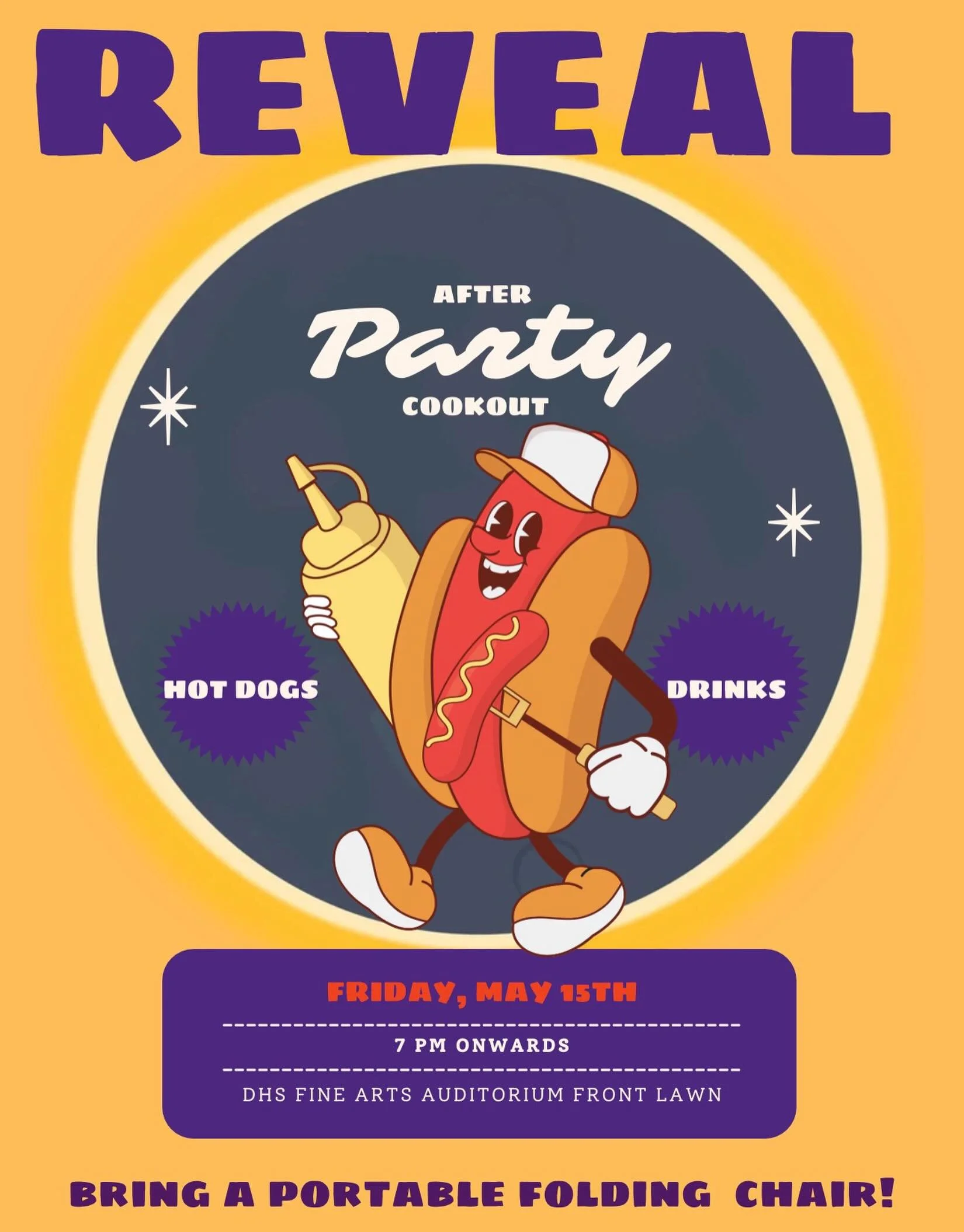 Show reveal party Friday at 7pm in the DHS Fine Arts Center!